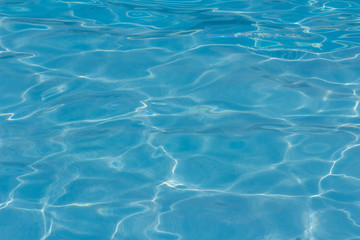 Fototapeta na wymiar Blue and transparent water