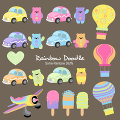Rainbow Doodle Collection