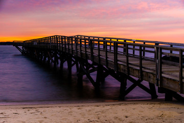 Fototapeta premium Pier at Sunrise