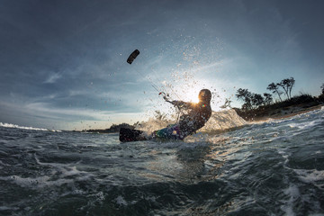 Kitesurfing