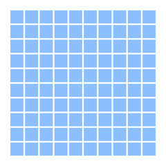 Modular turquoise empty square table in 10 to 10 dimension - Eps 10 vector and illustration