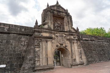 Fototapeta na wymiar Inside view of Fort Santiago, Intramuros, Manila, Philippines