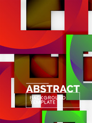 Modern geometric abstract background