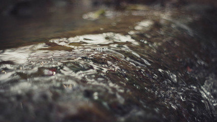 water flowing on the river