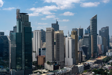 Obraz premium Aerial view of Manila, Philippines