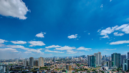 Aerial view of Manila, Philippines