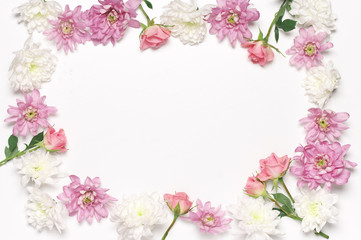 Naklejka na ściany i meble Romantic floral background