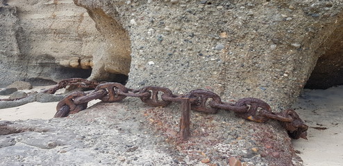 Rusty Chain at Catherine Hill Bay