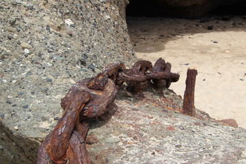 Rusty Chain at Catherine Hill Bay