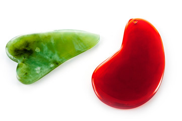 Guasha scrapers for body massage according to the ancient method