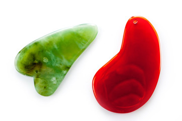 Guasha scrapers for body massage according to the ancient method