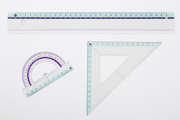 ruler metric at white