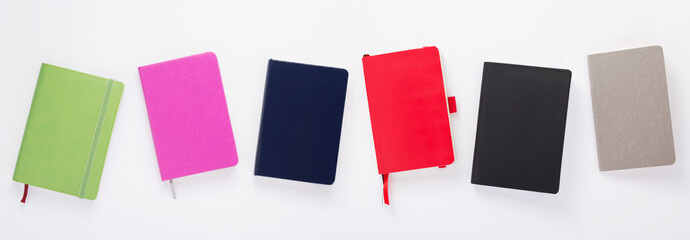 paper notebook at white background