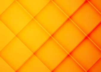 Orange geometric vector background, can be used for cover design, poster and advertising