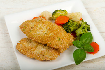 Chicken with sesame seeds