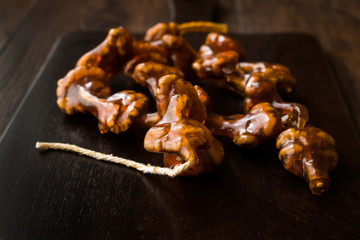 Turkish Cevizli Sucuk Churchkhela / Walnut Fruit Pulp or Pestil.