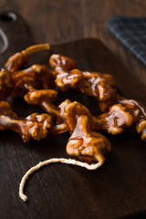 Turkish Cevizli Sucuk Churchkhela / Walnut Fruit Pulp or Pestil.