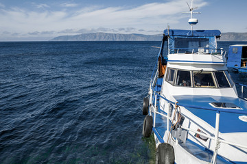 fishing boats in harbor