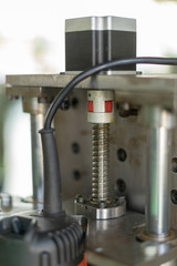 DIY Mini CNC Machine for 3D carving. Process of 3D cutting, machining and sculpting. Cutting 3D text on the workpiece