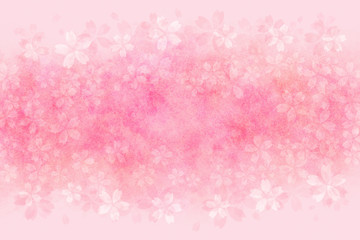 桜 花 春 水彩 背景