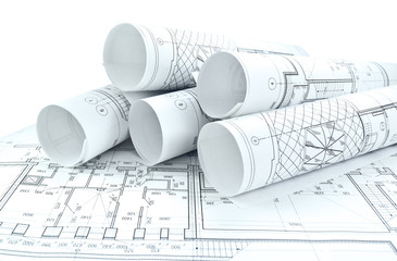 Photo drawings for the project engineering work 