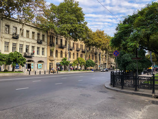 Naklejka premium TBILISI, GEORGIA - OCTOBER 07, 2018: Annual holiday 