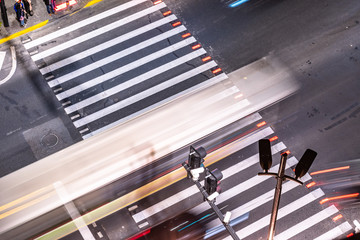Obraz premium traffic in city