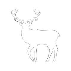 stag,glyph of the stag