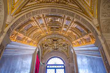 Fototapeta na wymiar Interior of the Doge's palace in Venice, Italy
