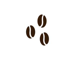 vector coffee beans template vector icon illustration design 