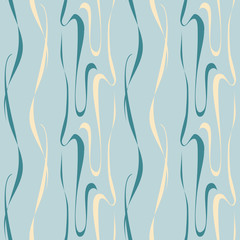 Gray pattern with waves and curls