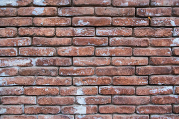 old red brick wall texture background