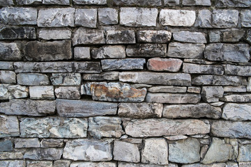Old stone wall texture - multicolored 