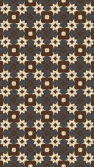 Ornate geometric pattern and abstract colored background