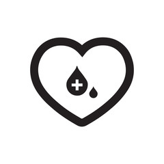 Blood donation icon