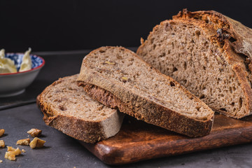 fresh sourdough bread