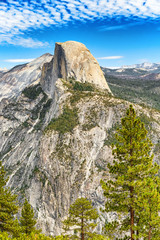 Magnificent national American natural park - Yosemite.