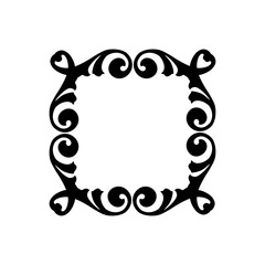 Frame Logo Vector, Illustration.