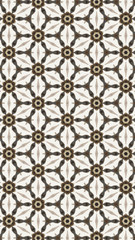 Ornate geometric pattern and abstract colored background