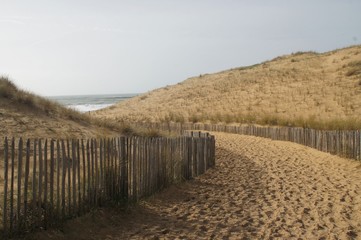 entrée de plage 