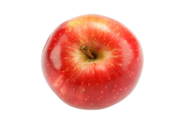 red apple isolated on white background