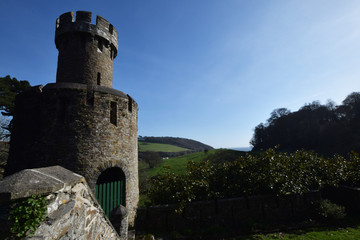 Fototapeta na wymiar Caerhays Castle Cornwall