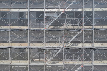 Fototapeta premium High-rise building construction site