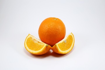 orange isolated on white background