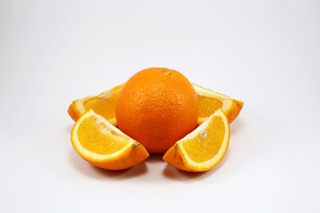 orange isolated on white background