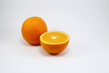 orange isolated on white background