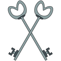 Masonic symbol of Treasurer for Blue Lodge Freemasonry
