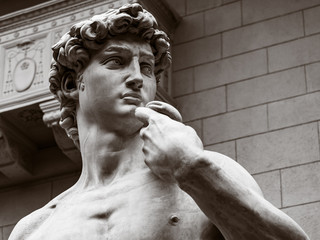 Statue of David - obrazy, fototapety, plakaty