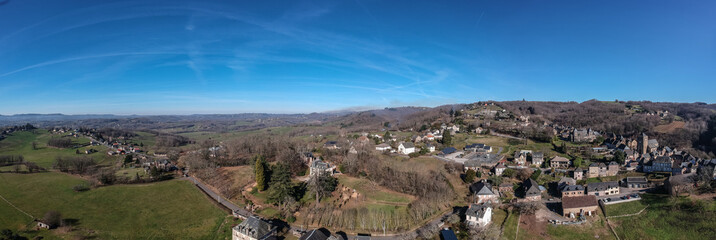 Voutezac (Corrèze - France) - Vue aérienne