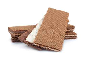 Brown wafer closeup